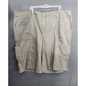 Lane Bryant Bermuda Shorts Womens Sz 28 Green 12” Inseam Stretch NWT 100% Cotton